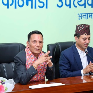 काठमाडौँ उपत्यका विकास प्राधिकरणको नव-नियुक्त विकास आयुक्त आ. सुरज शाक्यज्युको पदबहाली