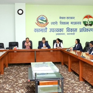 काठमाडौँ उपत्यका विकास प्राधिकरणको नव-नियुक्त विकास आयुक्त आ. सुरज शाक्यज्युको पदबहाली